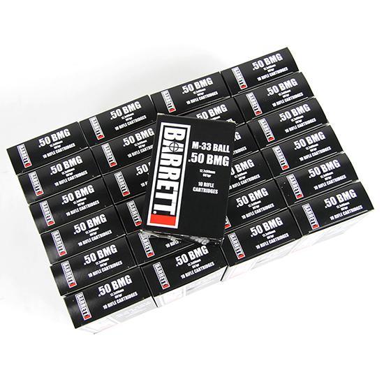 Barrett 14671 Rifle Match Grade 50 BMG 661 gr M33 Ball 10 Per Box